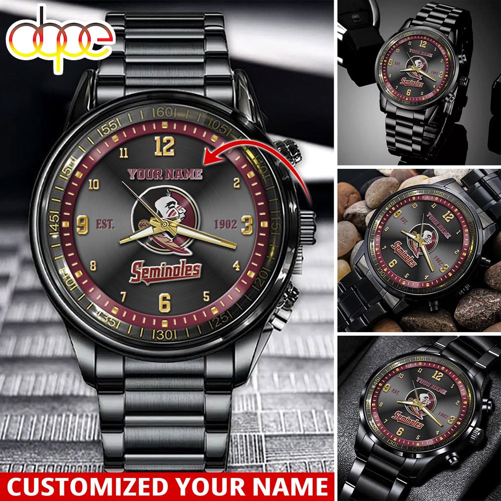 NCAA Florida State Seminoles Sport Watch For This Season Custom Watch For Football Lovers