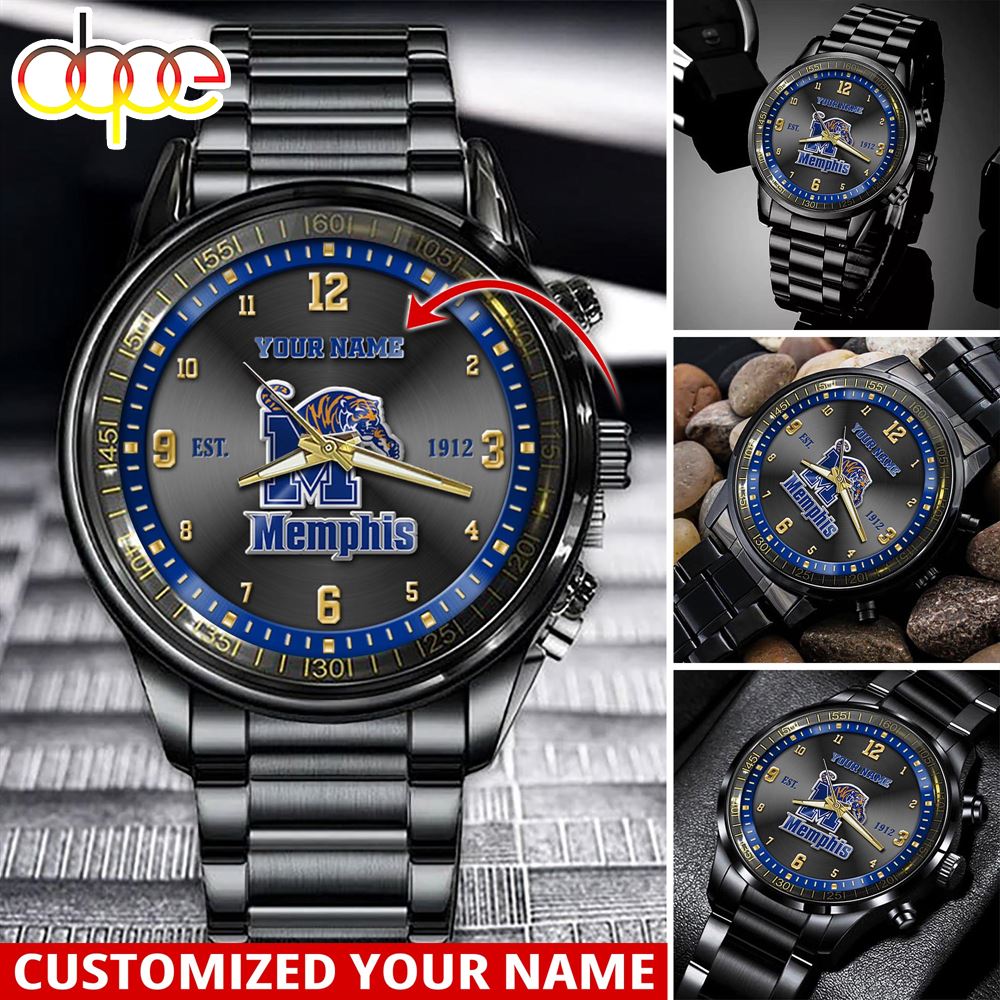 NCAA Memphis Tigers Sport Watch For This Season Custom Watch For Football Lovers