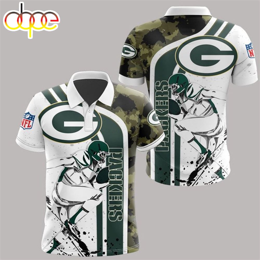 NFL Green Bay Packers Camo Edition Polo Shirt