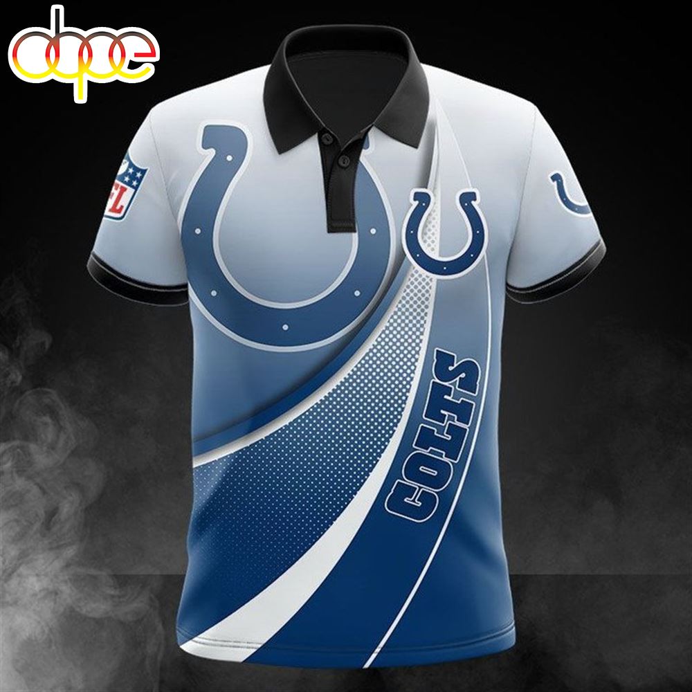 NFL Indianapolis Colts Light Blue Polo Shirt