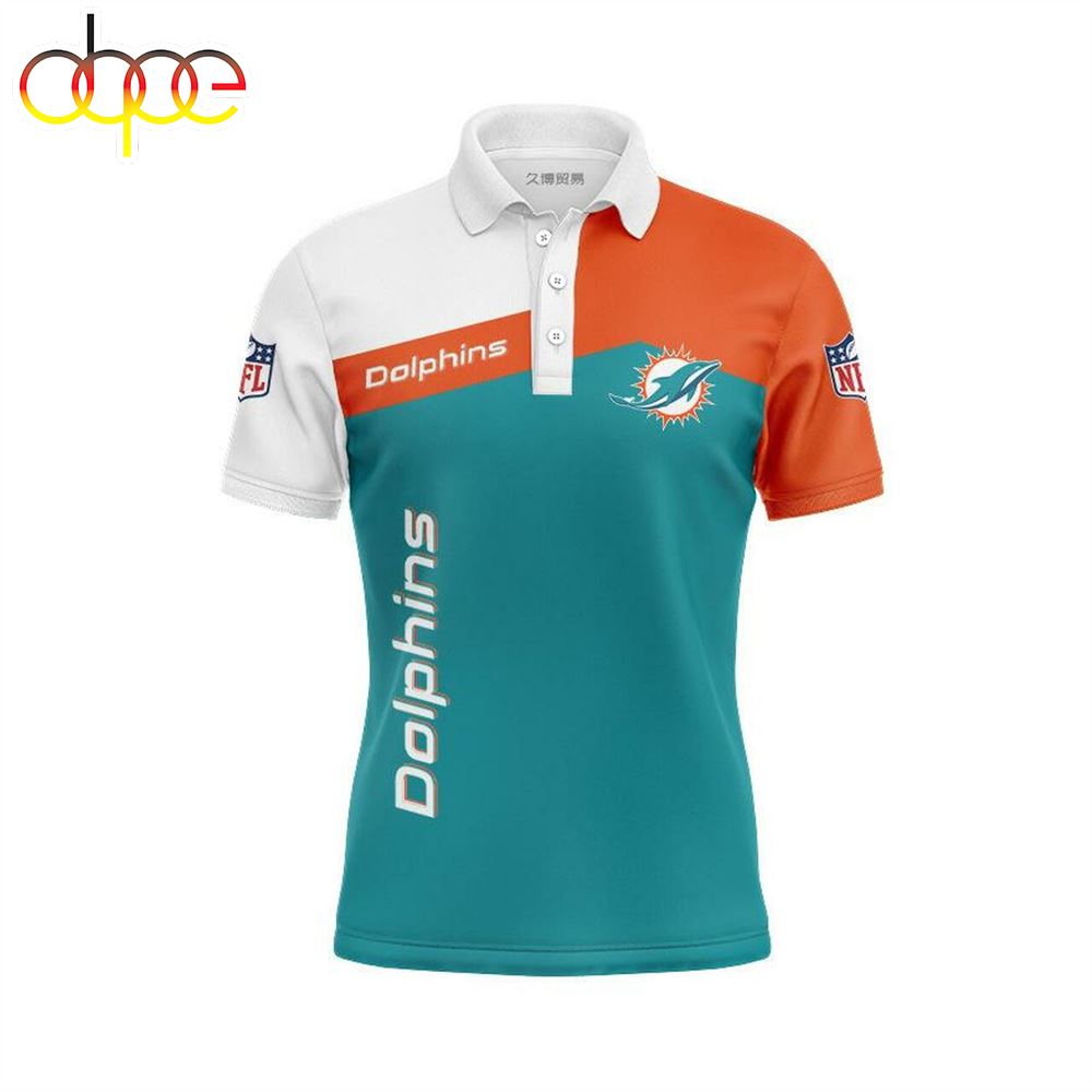 NFL Miami Dolphins Polo Shirt V11