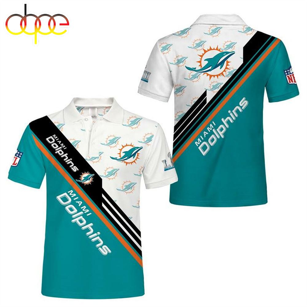 NFL Miami Dolphins Polo Shirt V15