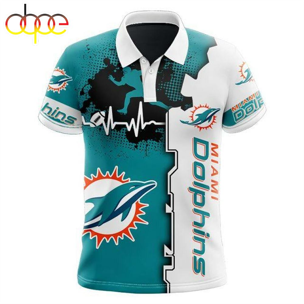 NFL Miami Dolphins Polo Shirt V16