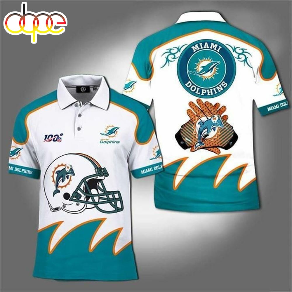 NFL Miami Dolphins Polo Shirt V17