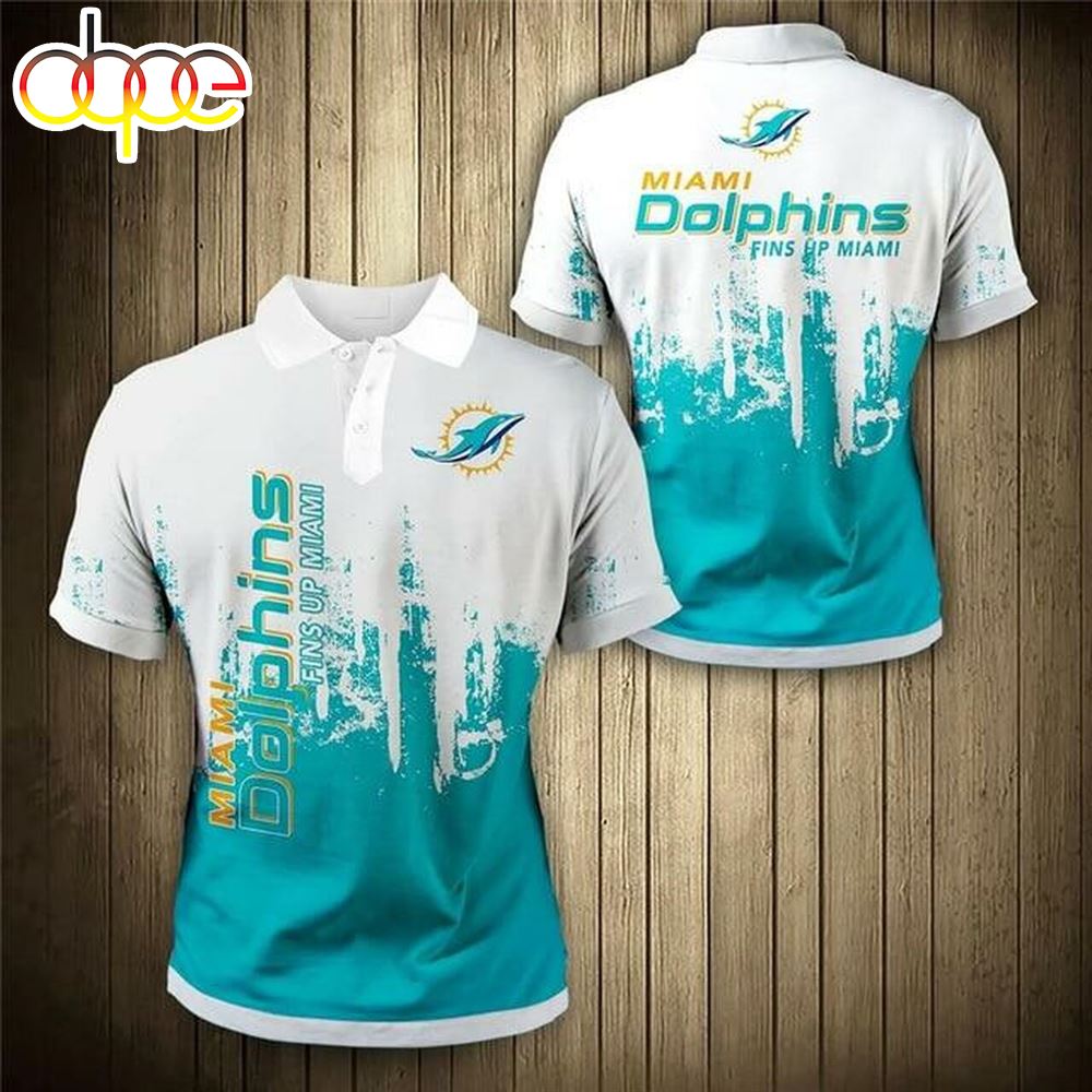 NFL Miami Dolphins Polo Shirt V4