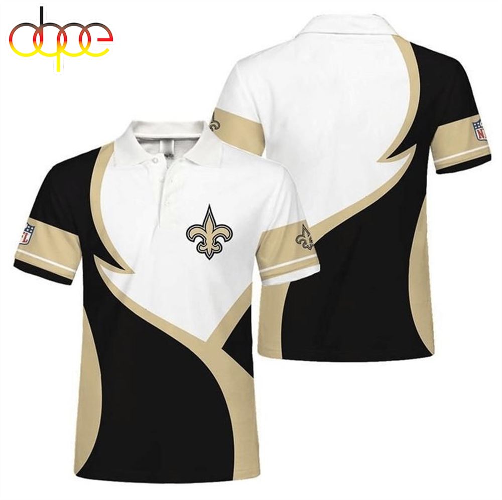 NFL New Orleans Saints Hot Trending Simple Design Polo Shirt