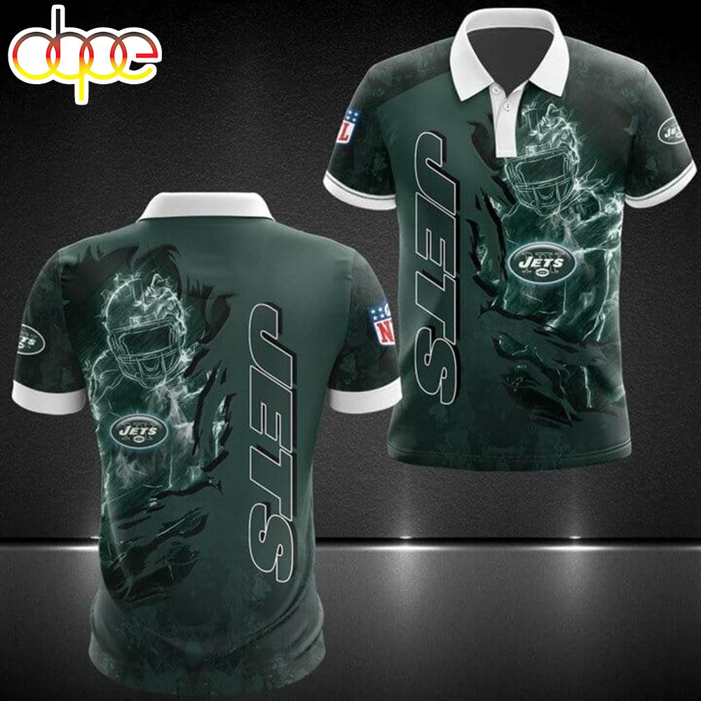 NFL New York Jets Green Polo Shirt