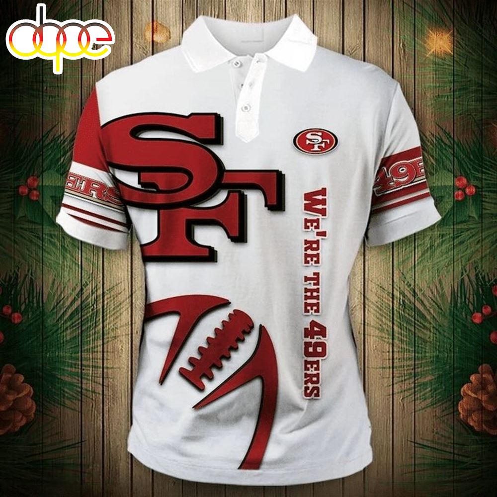 NFL San Francisco 49ers White We Are Polo Shirt