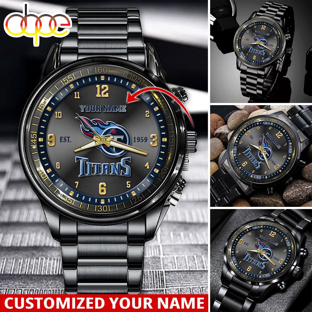 NFL Tennessee Titans Sport Watch For This Season Custom Watch For Football Lovers