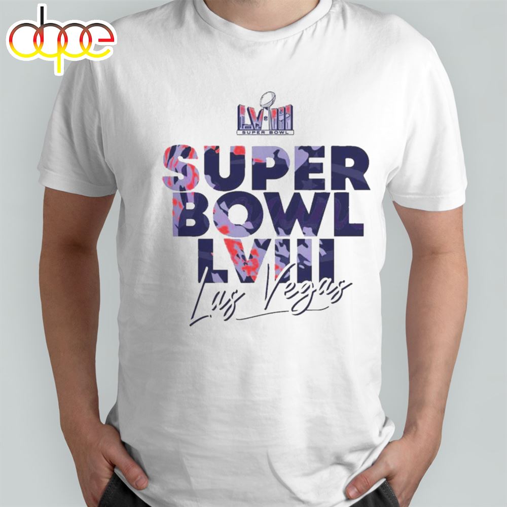 Nfl Super Bowl Lviii Las Vegas 2024 Logo Shirt
