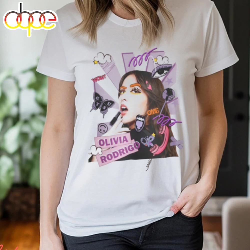 Olivia Rodrigo Concert Retro Vintage Merchandise Guts World Tour 2024 Shirt