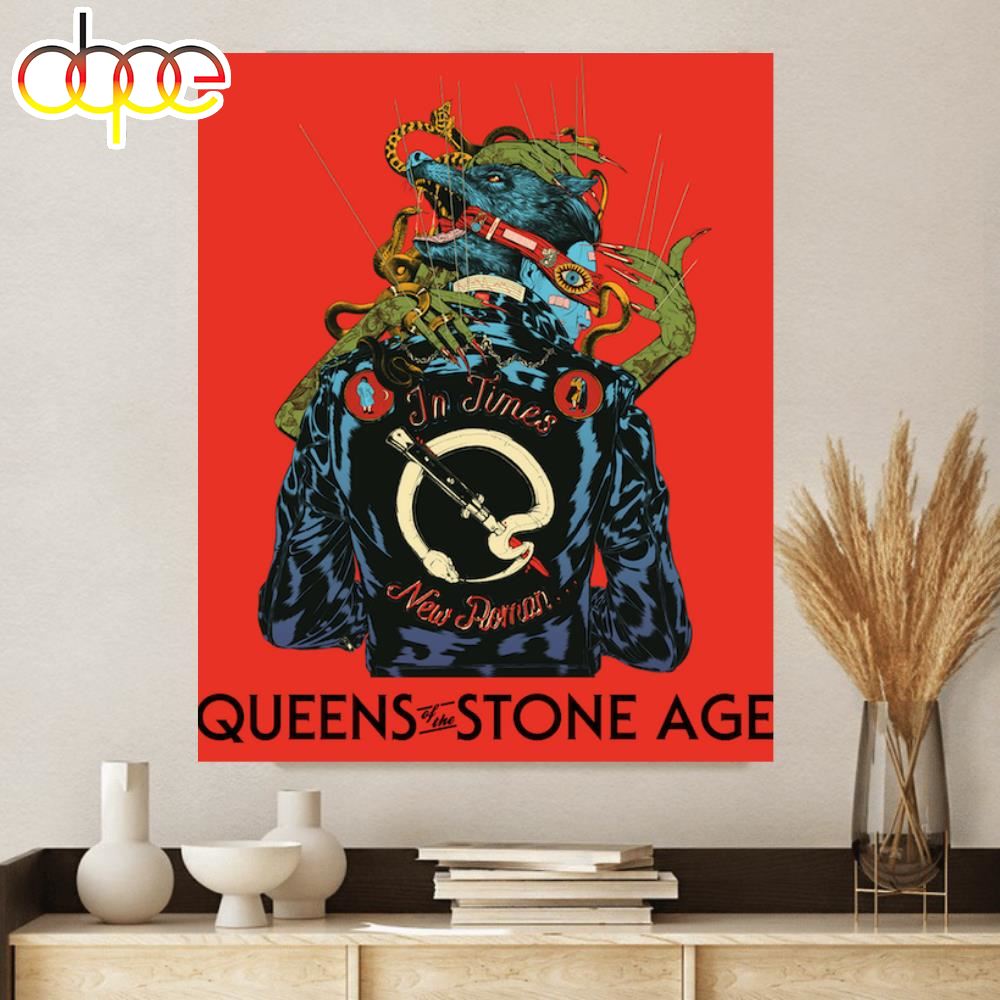 Queens Of The Stone Age To Tour Canada In April 2024 Poster Canvas 1