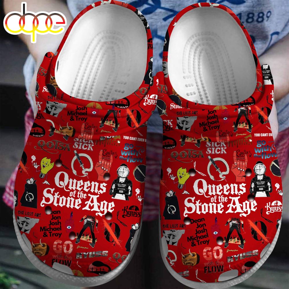 Queens Of The Stone Age Music Clogs Shoes Comfortable For Men Women And Kids