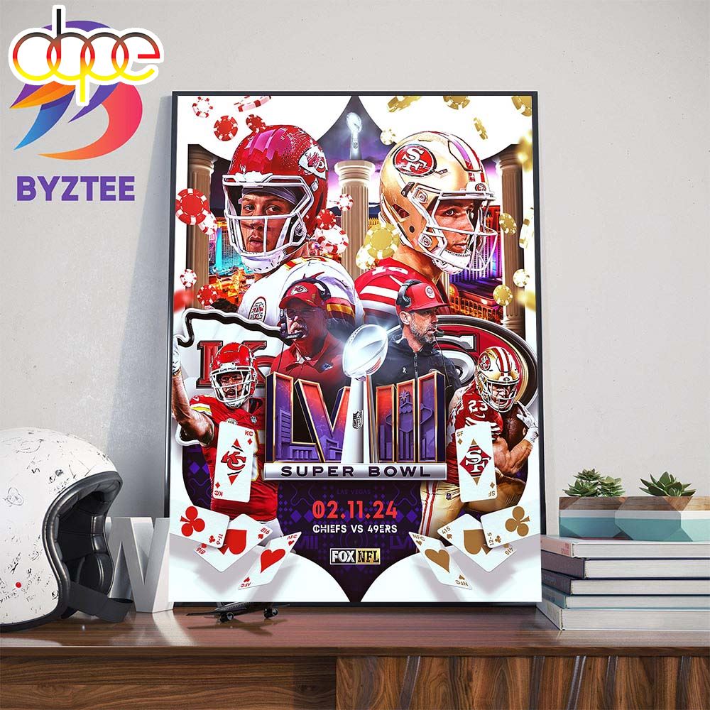 Super Bowl Lviii Is Set Kansas City Chiefs X San Francisco 49ers In Las Vegas February 11th 2024 Canvas