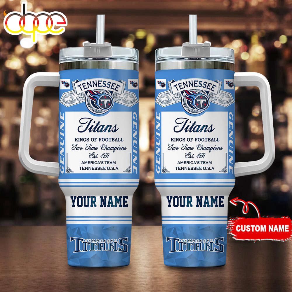 Tennessee Titans NFL Kings Of Football Personalized Stanley Tumbler 40Oz