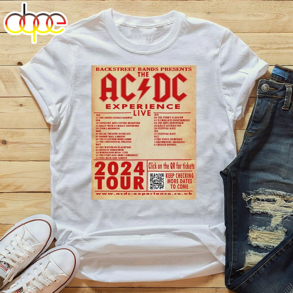 The Ac Dc 2024 Tour Announced Unisex T Shirt