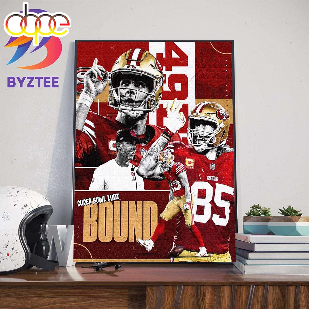 The Niners Are Going Back To The Super Bowl To Play The Kansas City Chiefs In Super Bowl Lviii Canvas