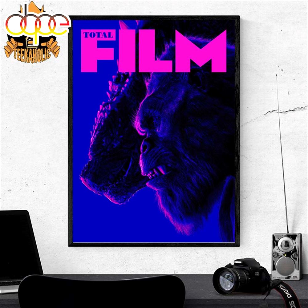 Total Film Godzilla X Kong The New Empire Cover Official Home Decor Poster Canvas