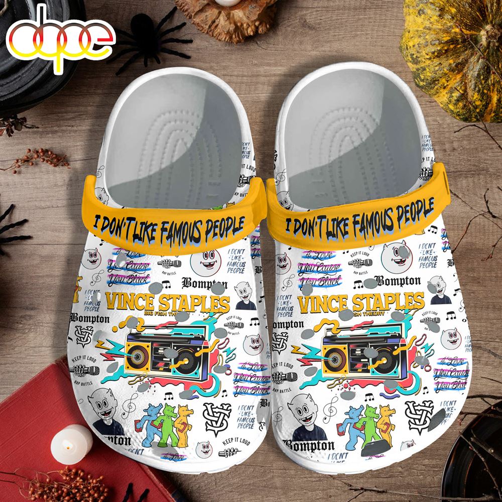 Vince Staples Music Clogs Shoes Comfortable For Men Women And Kids