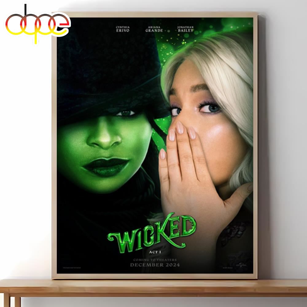 Wicked 2024 Movie Poster Best Print Art