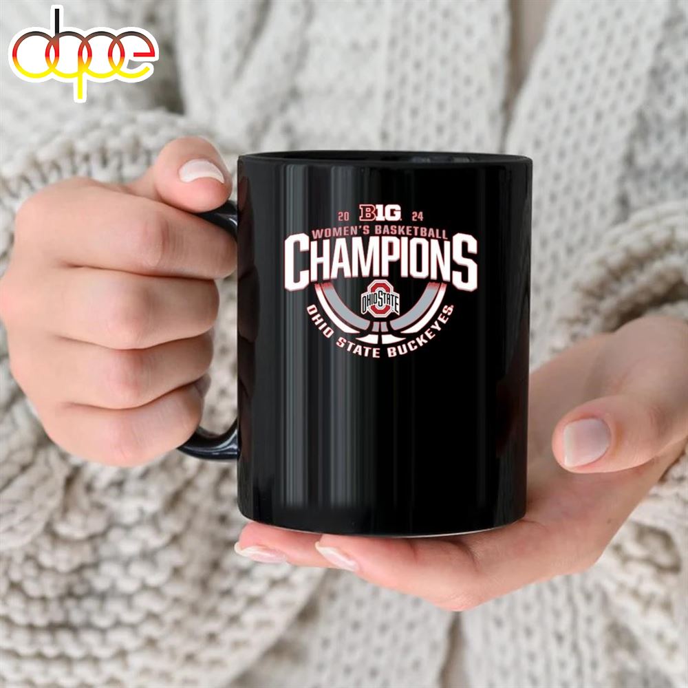 2024 Big Ten Womens Basketball Champions Ohio State Buckeyes Mug