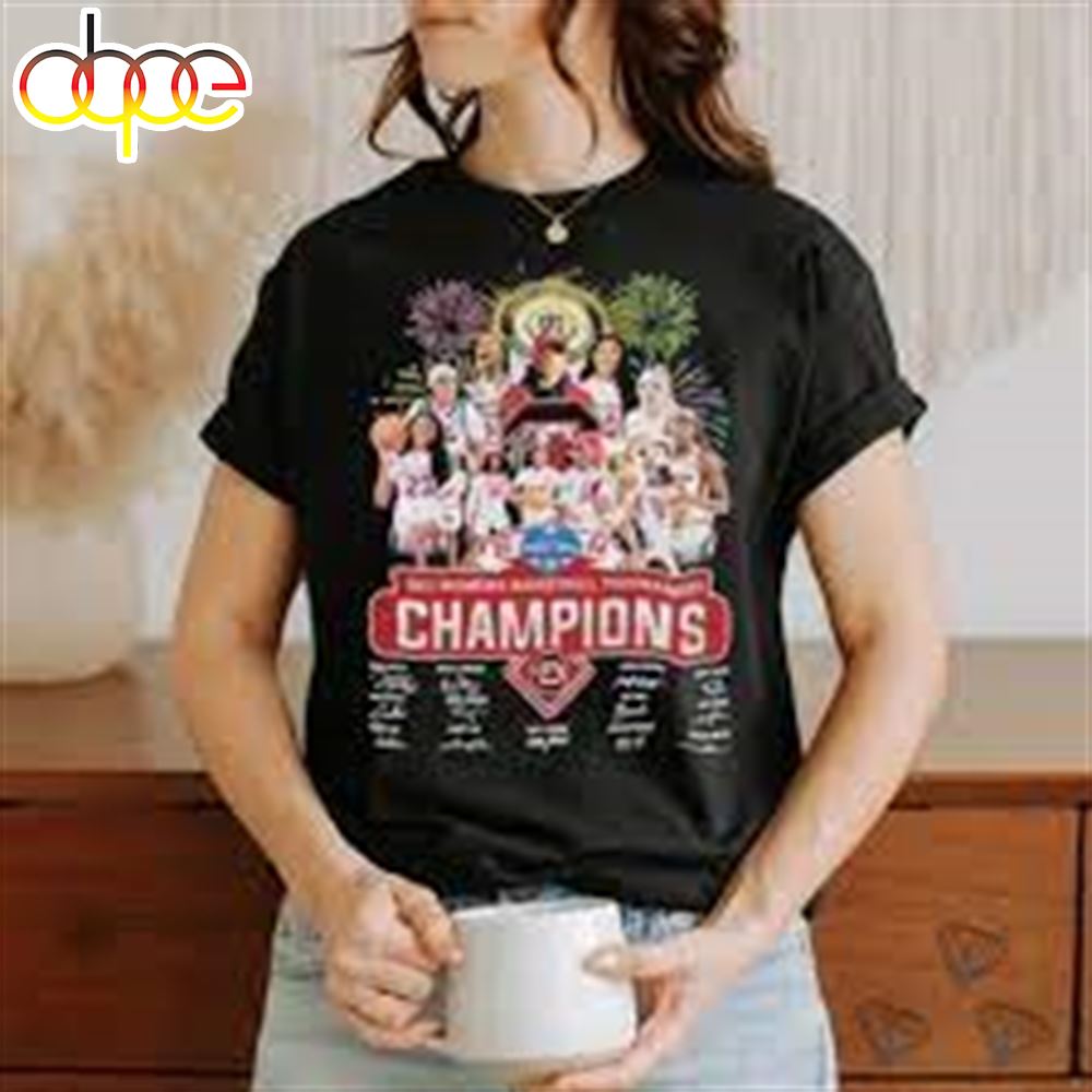2024 South Carolina Gamecocks Sec Womens Basketball Tournament Champions T Shirt