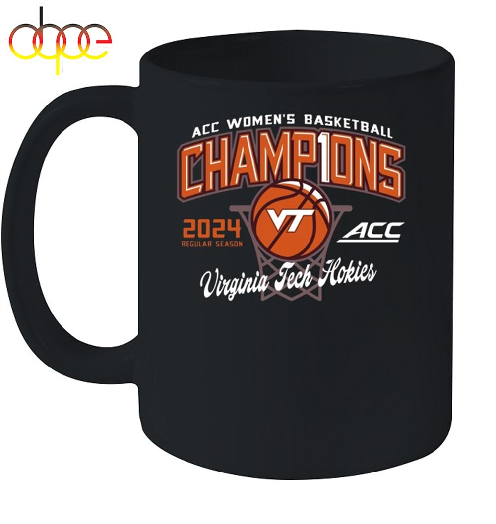 Acc Basketball Champions 2024 Regular Season Virginia Tech Hokies Limited Mug