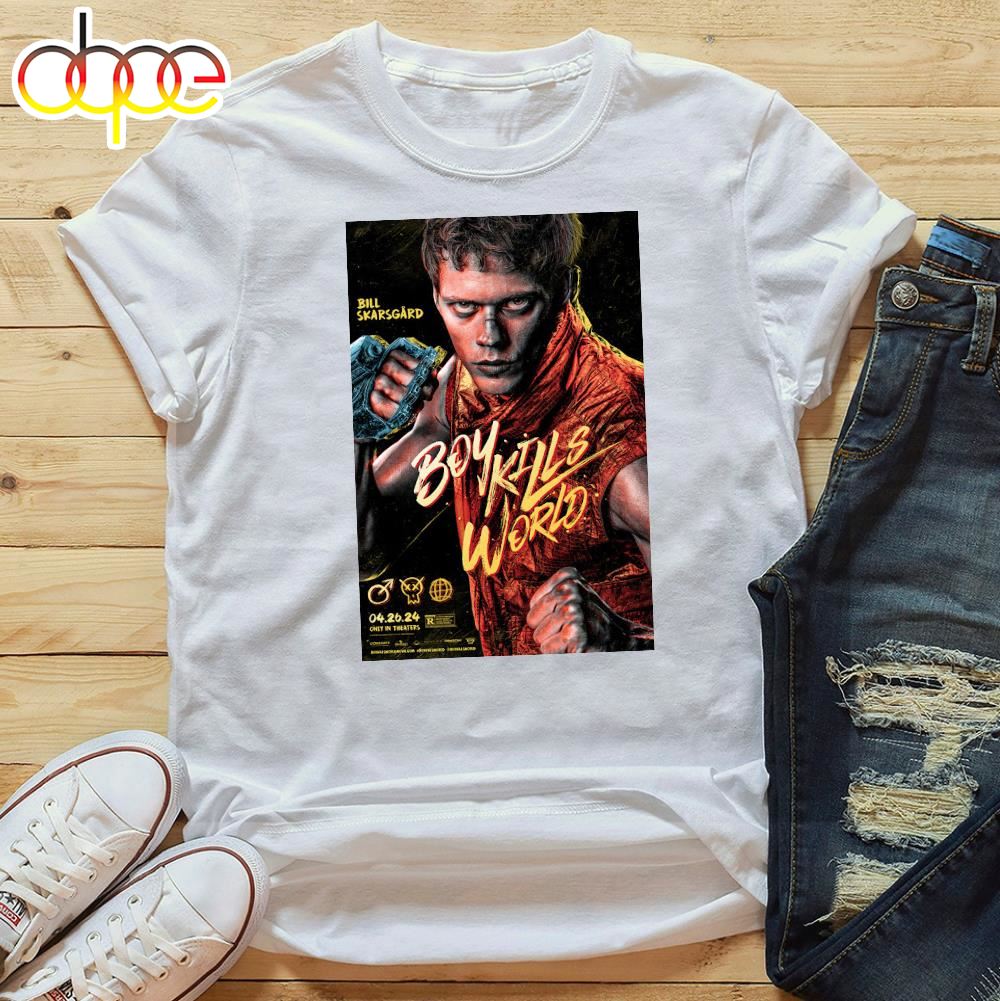 Boy Kills World Movie Poster 2024 T Shirt