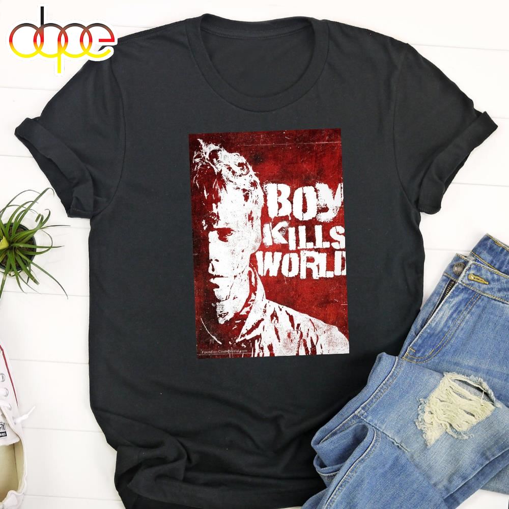 Boy Kills World Starring Bill Skarsgard And Jessica Rothe In Theaters On April 2024 T Shirt