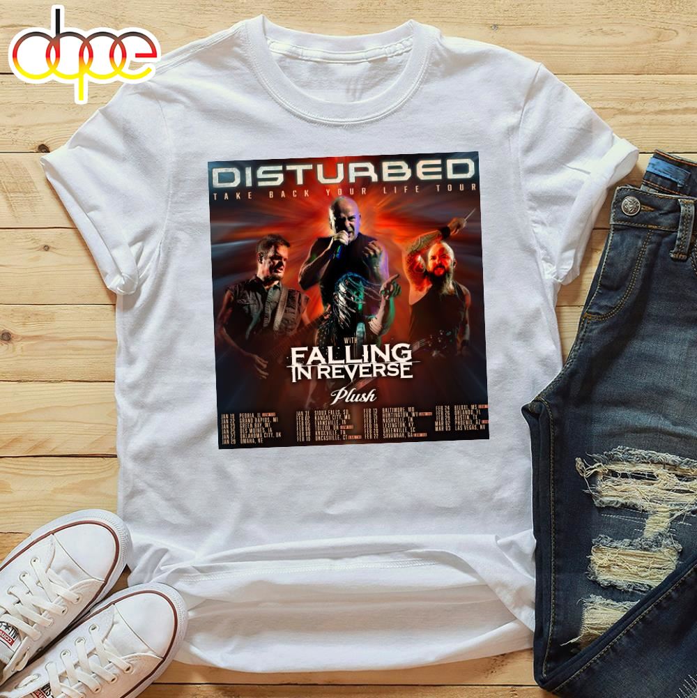 Disturbed Take Back Your Life Tour 2024 Continues Across The Usa T Shirt