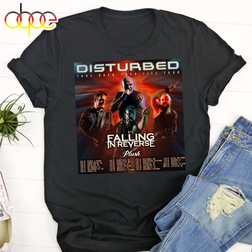 Disturbed Take Back Your Life Tour 2024 Continues Across The Usa Unisex T Shirt
