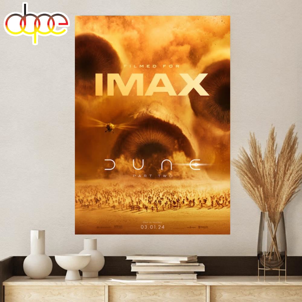 Dune Part Two 2024 Movie Poster Canvas
