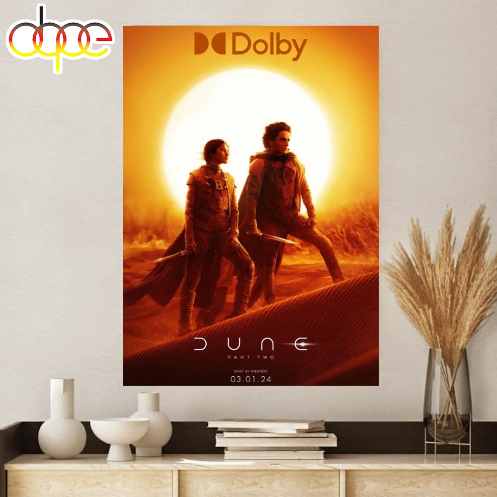 Dune Part Two Dolby Poster Released Poster Canvas