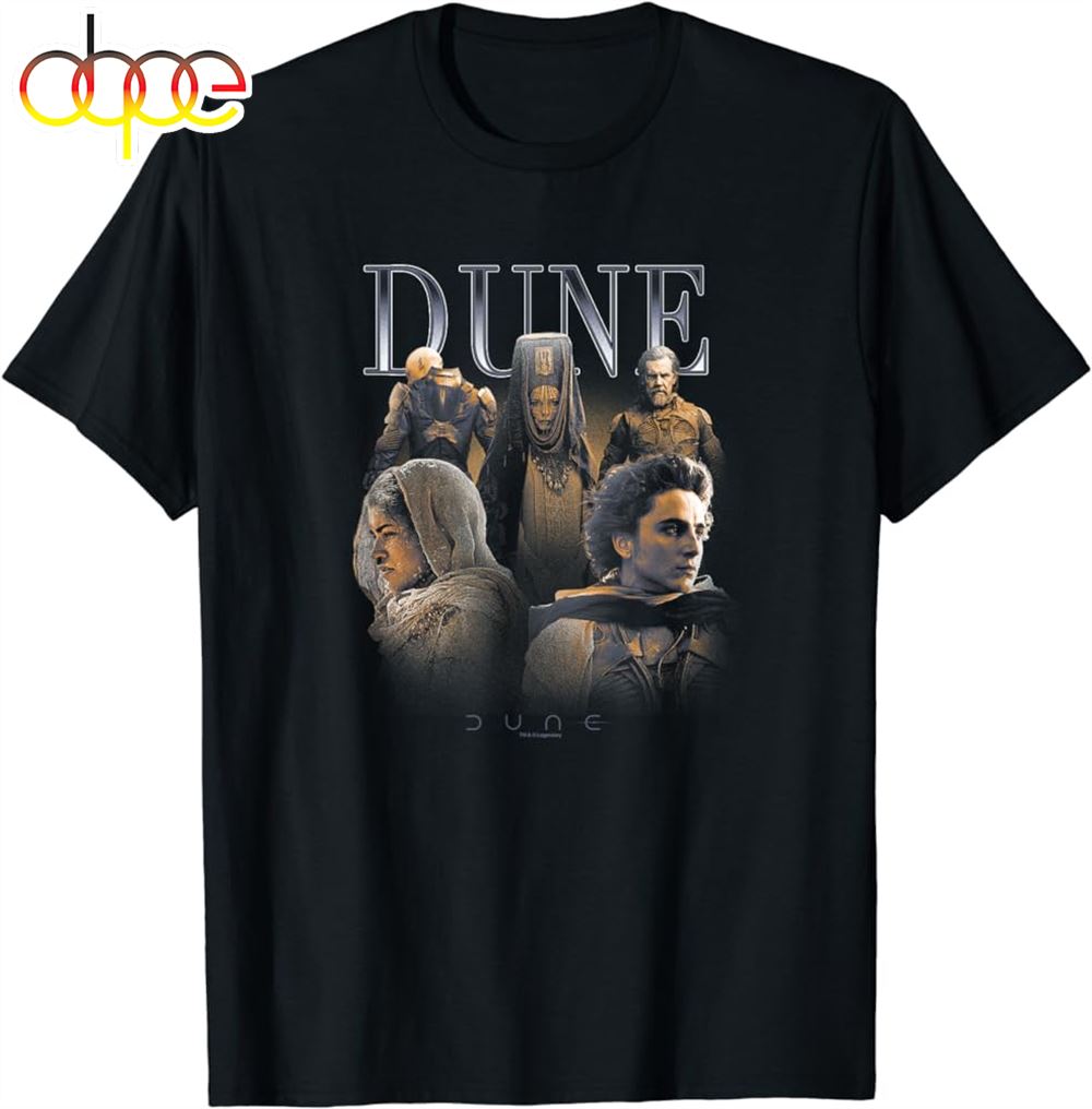 Dune Part Two Epic Characters Group Shot Vintage Portrait T Shirt