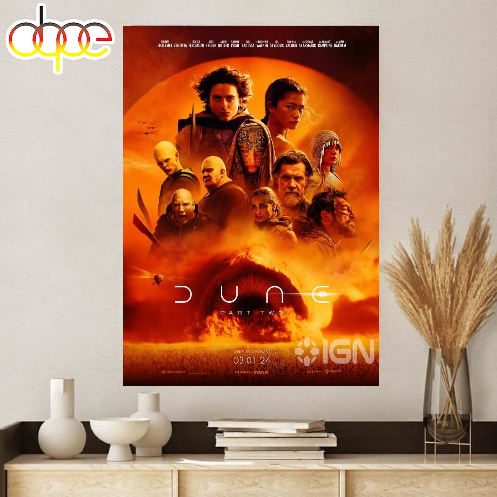Dune Part Two Exclusive New Poster Features Canvas