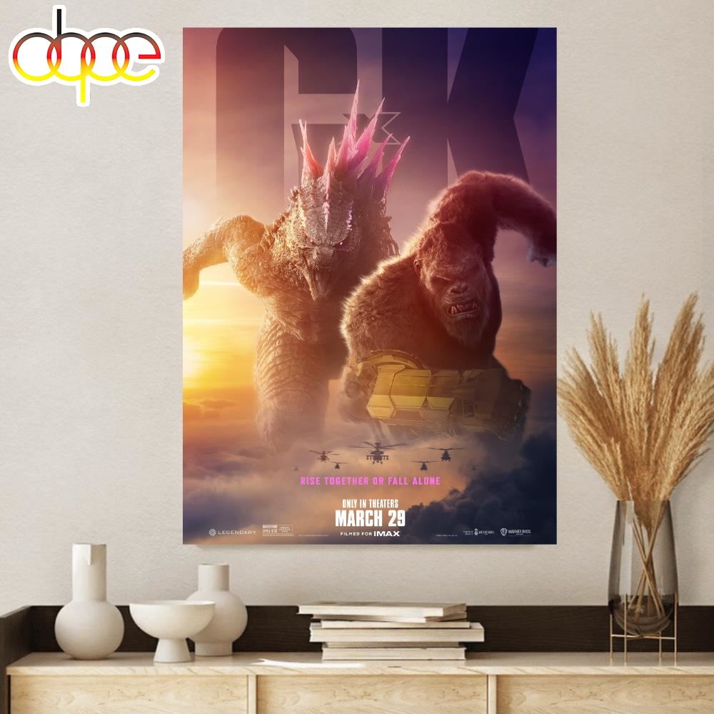 Godzilla X Kong 2024 The New Empire Canvas