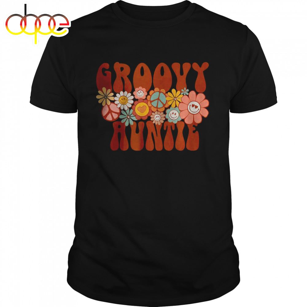 Groovy Mama Retro Matching Family Baby Shower Mother's Day Shirt