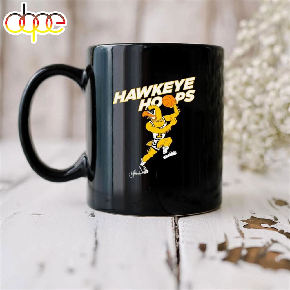 Iowa Hawkeyes Hawkeye Hoops Mug