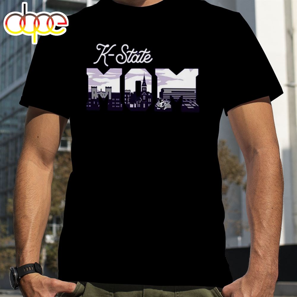 K State Wildcats Women's White Campus Mom Mother's Day Shirt