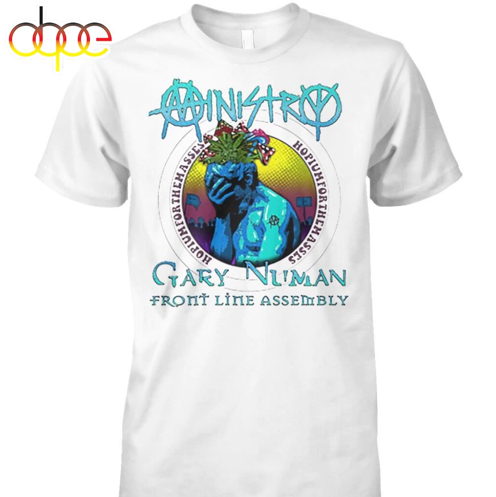 Ministry With Gary Numan And Front Line Assembly Spring Tour 2024 Shirt