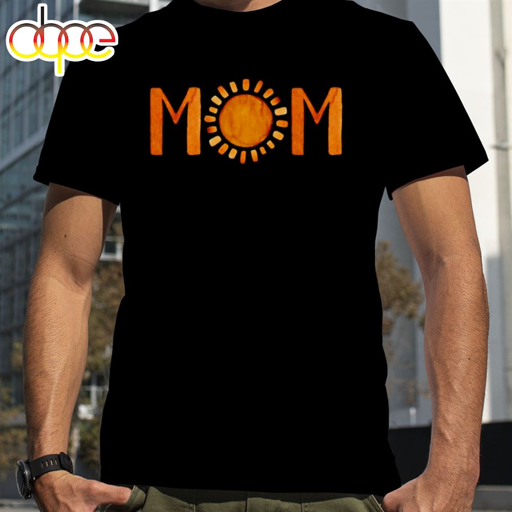 Mom Watercolor Yellow Sunshine Mother's Day Shirt
