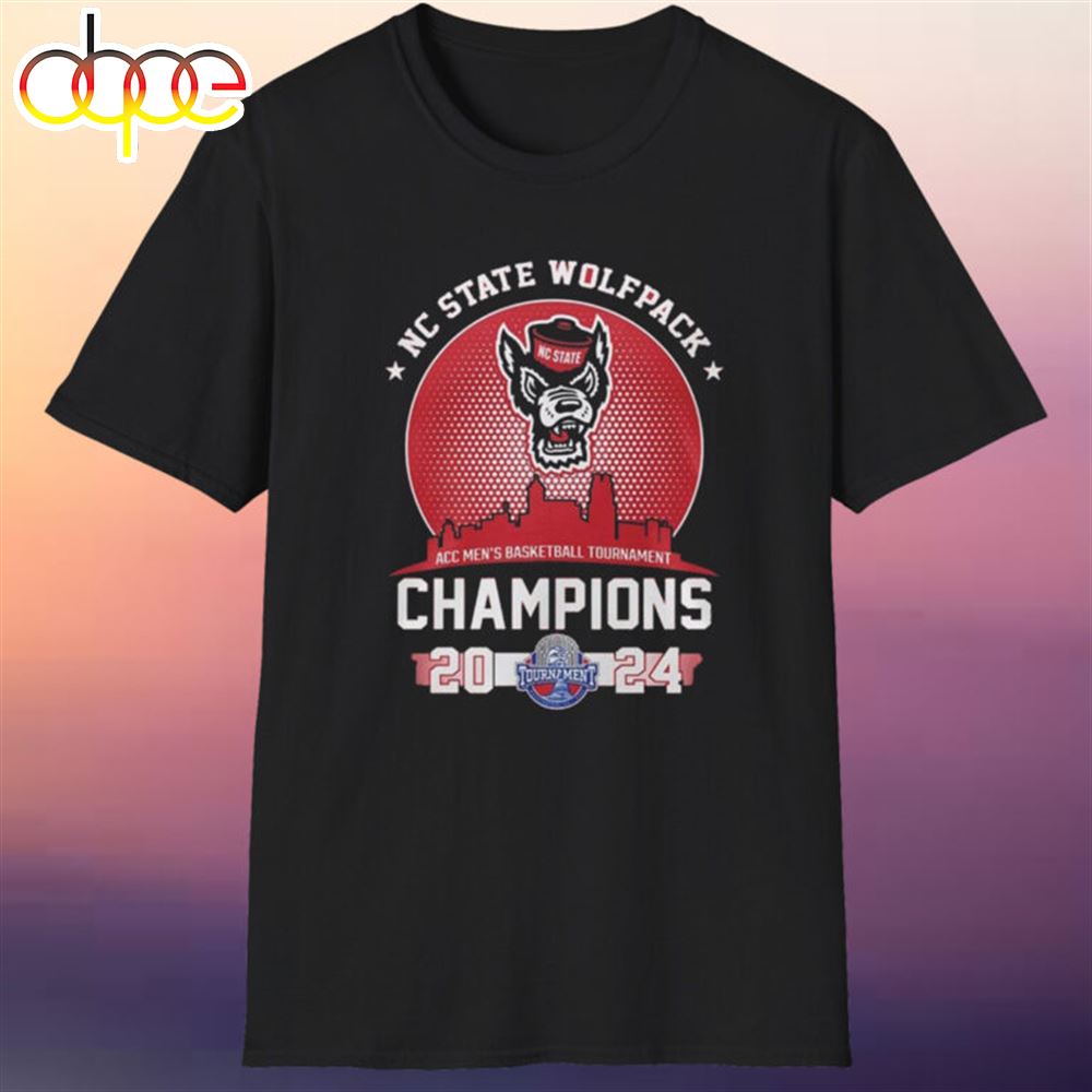 NC State Wolfpack City 2024 Champions ACC Men's Basketball Shirt