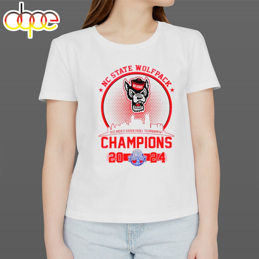 Nc State Wolfpack Acc Mens Basketball Tournament Champions 2024 Shirt
