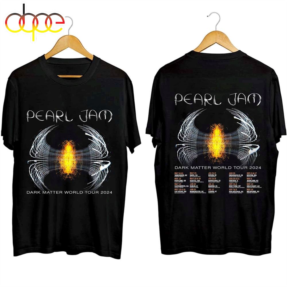 Pearl Jam Dark Matter World Tour 2024 Shirt