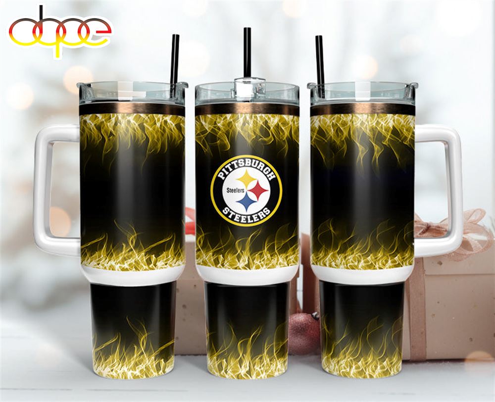 Pittsburgh Steelers 40oz Tumbler NFL Tumbler Wrap