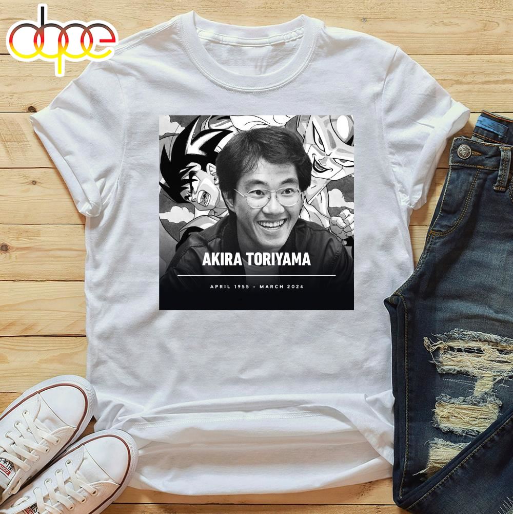 Rip Akira Toriyama 1955 2024 T Shirt