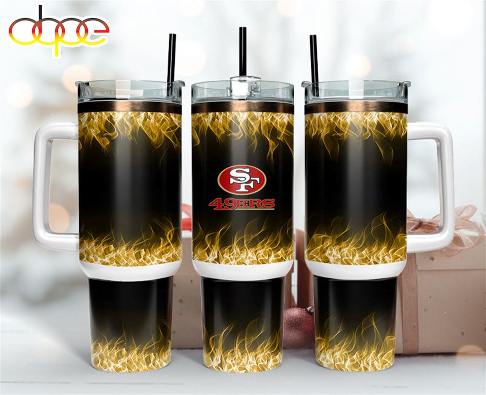 San Francisco 49ers 40oz Tumbler NFL Tumbler Wrap