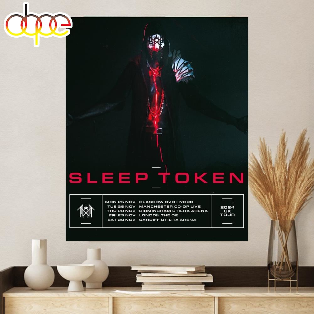 Sleep Token Announce Huge 2024 Uk Arena Tour Poster Canvas