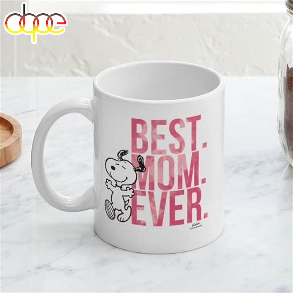 Snoopy Best Mom Ever Mug