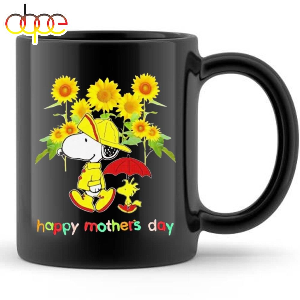 Snoopy Charlie Brown Sunflower Snoopy Mom Mug